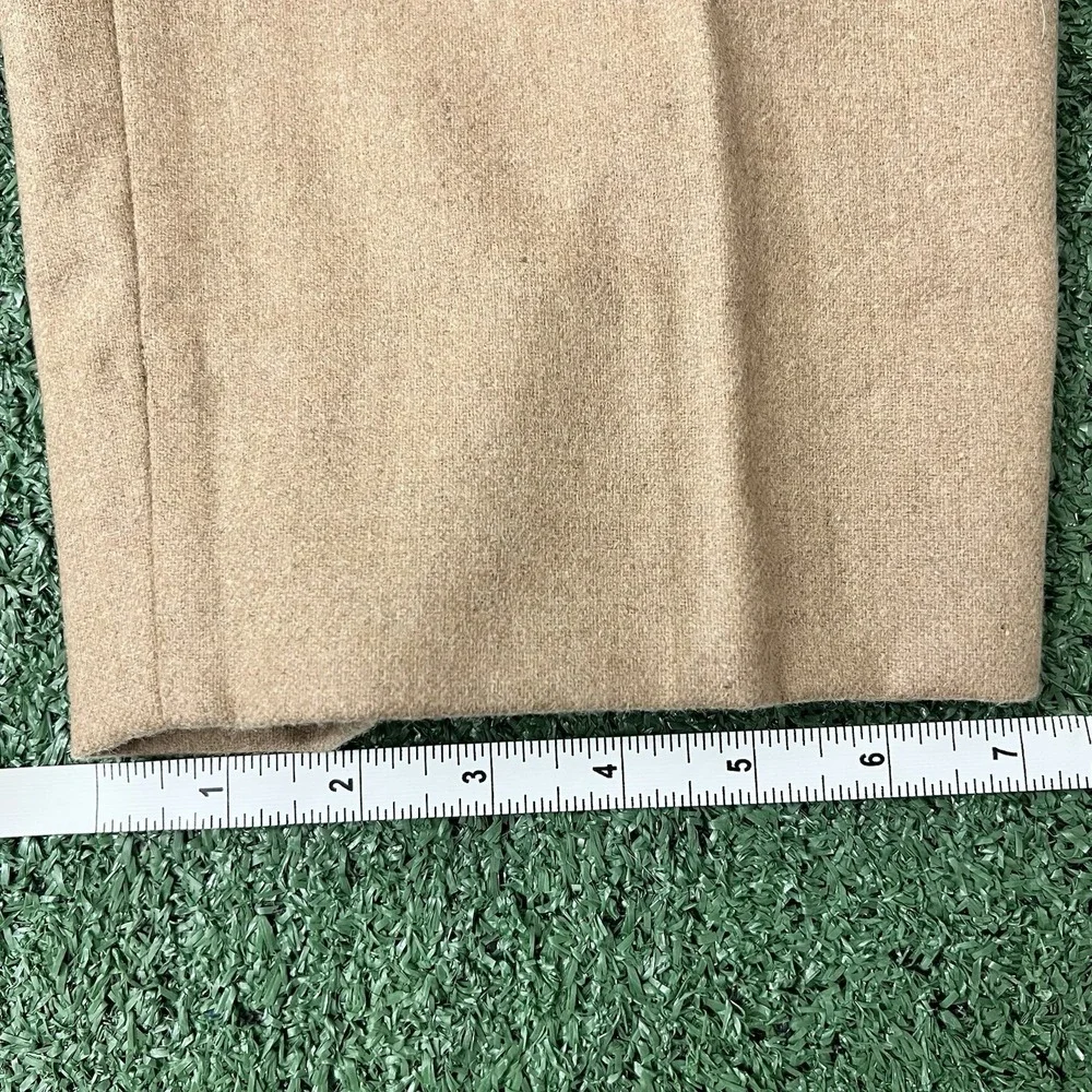 Banana Republic Elastic Waist Pants Mens 32 Camel Tan Wool Alfa Fi Italy New